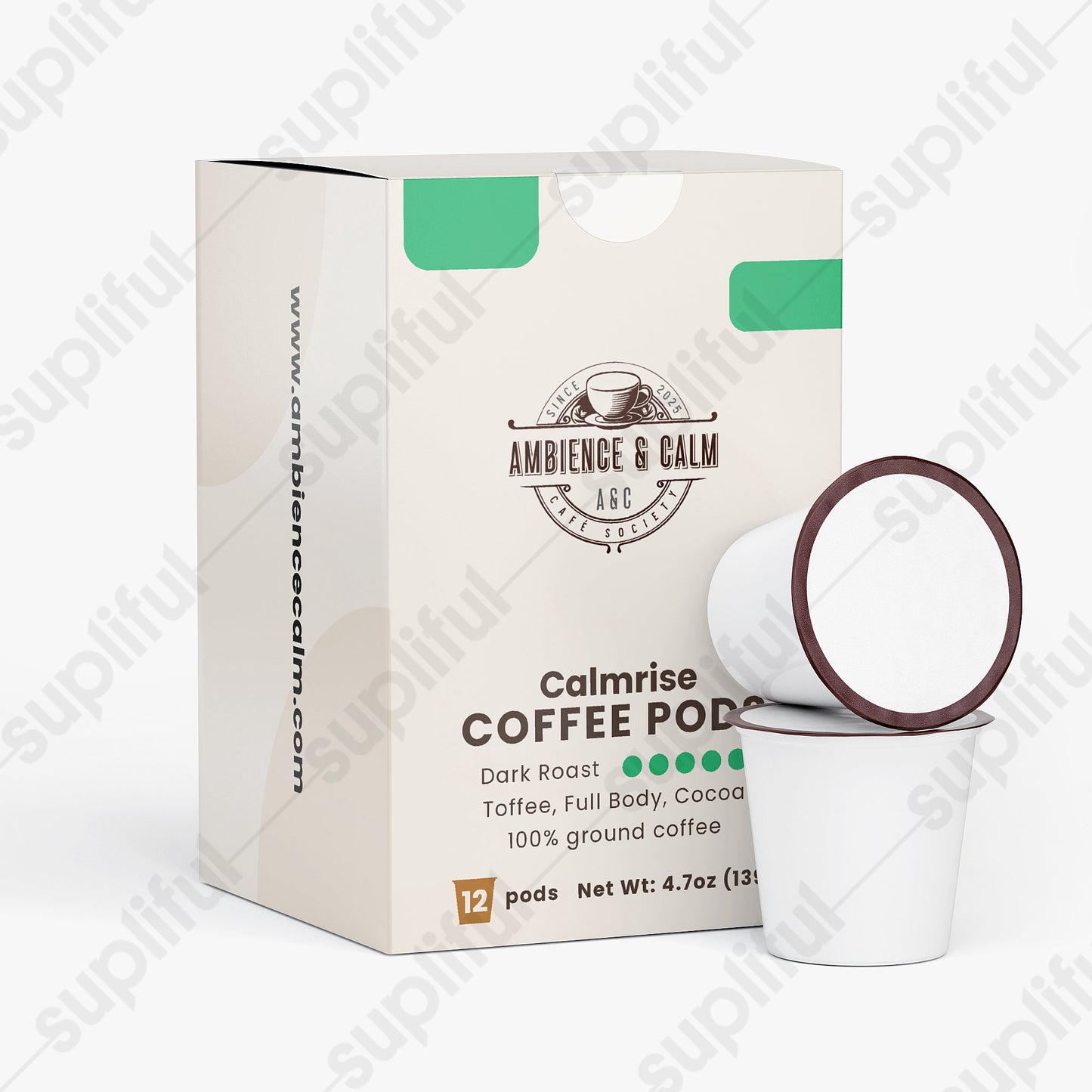 Calmrise Coffee Pods (Dark Roast)