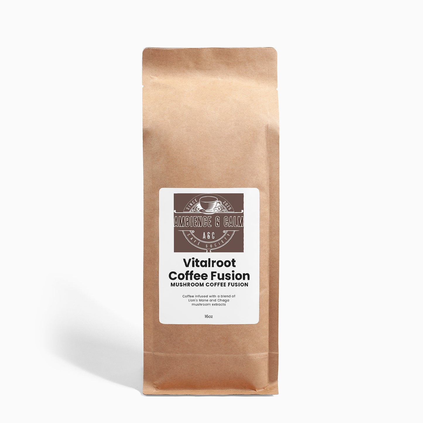 Vitalroot Coffee Fusion - Lion’s Mane & Chaga 16oz