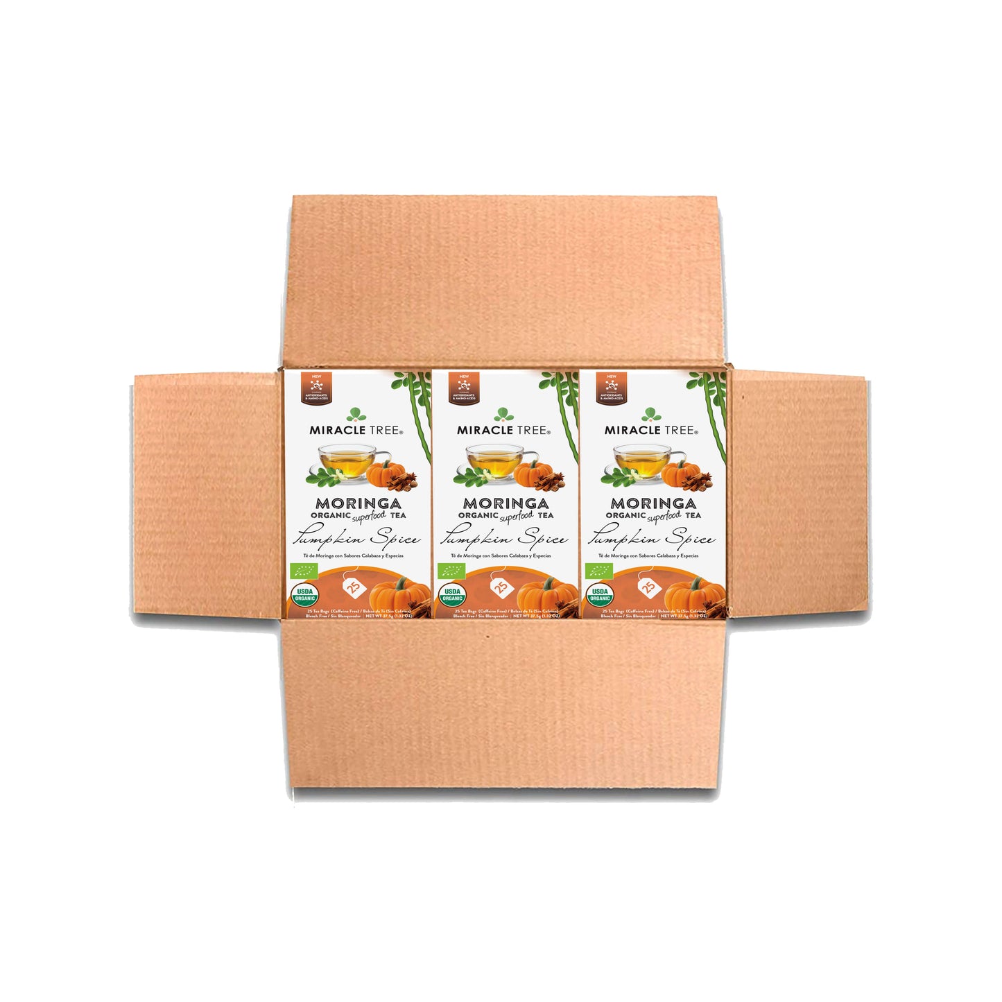 Organic Moringa Tea, Pumpkin Spice