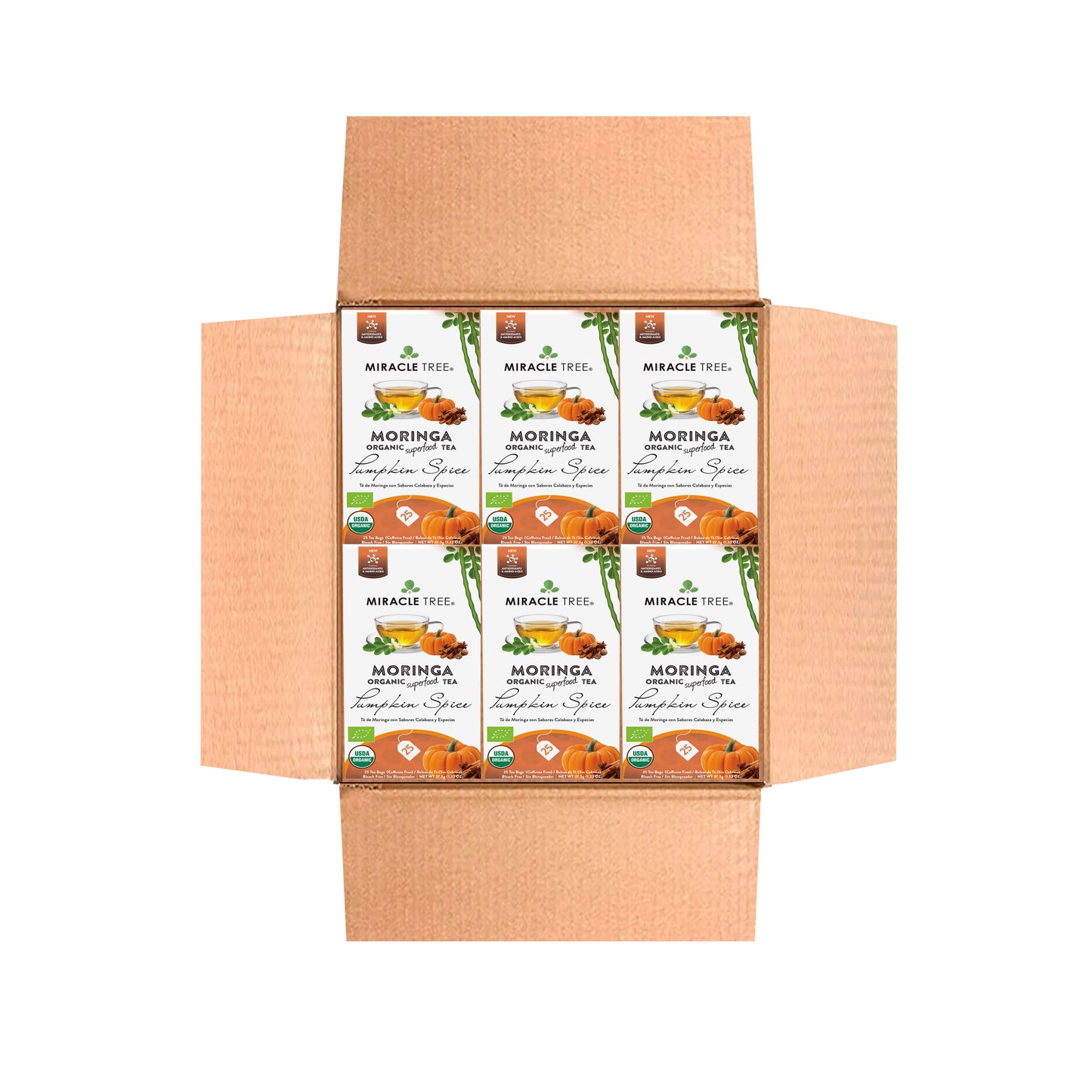 Organic Moringa Tea, Pumpkin Spice