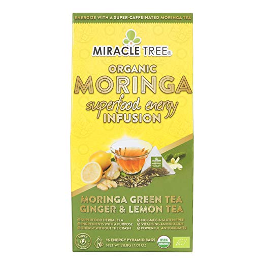 Energy Moringa Tea Starter Set, 5 Flavors