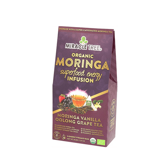 Moringa Energy Tea, Grape Vanilla