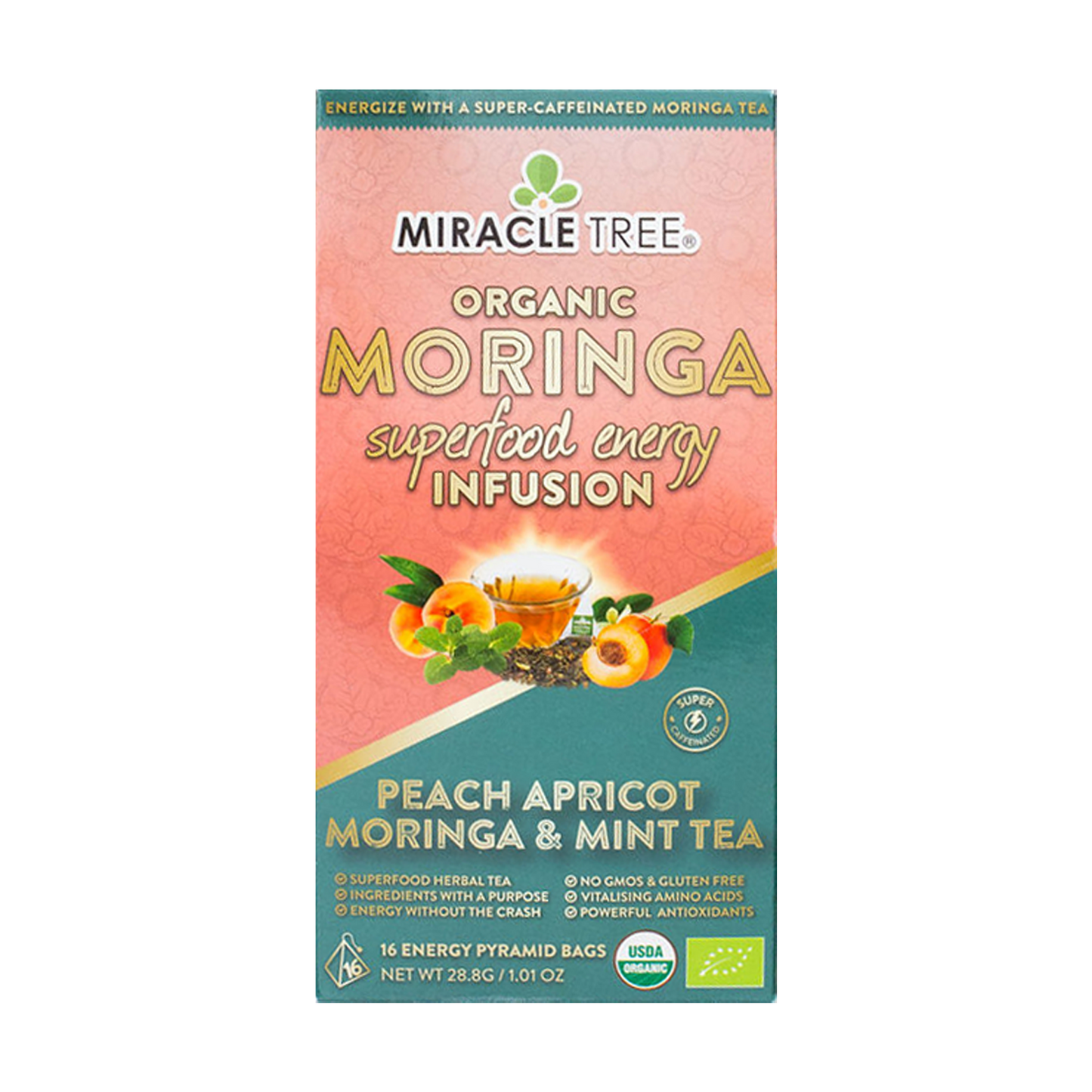 Energy Moringa Tea Starter Set, 5 Flavors