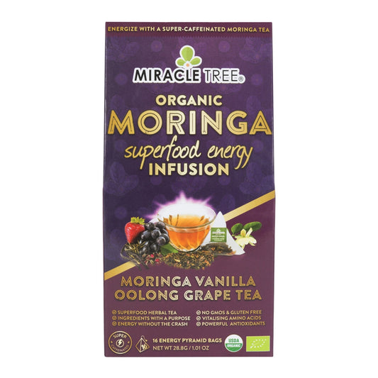 Moringa Energy Tea, Grape Vanilla