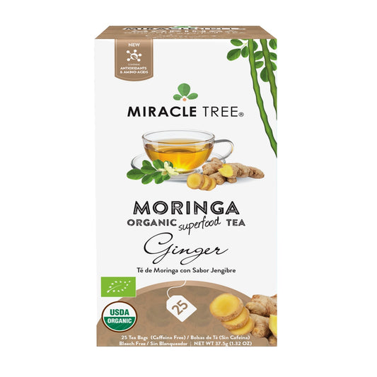 Organic Moringa Tea, Ginger